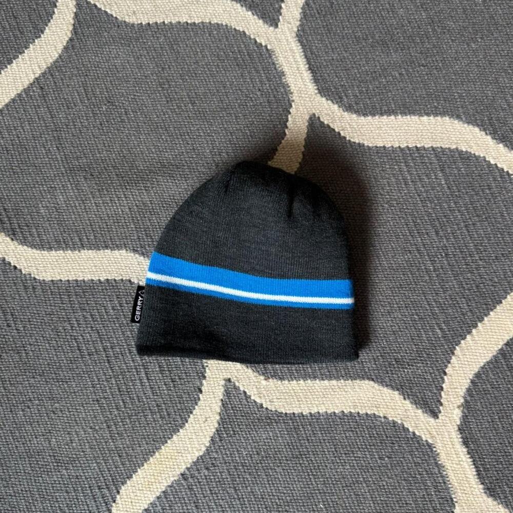 Y2K Skater Striped Beanie